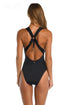 Sunshine 79 Solids Keyhole V-Plunge One Piece